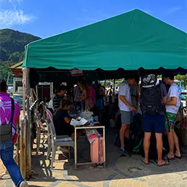 Standard seat ferry crossing from Tonsai Pier to Phuket Rassada Pier